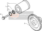 833989, Toothed Pulley, Piaggio, 0