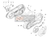 1A005445, Couvercle, Piaggio, 2