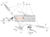 CM077403, Right Brake Hydraulic Pump, Piaggio, 2