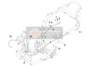 CM012825, Trasmissione Com.Freno Stazionamento, Piaggio, 1