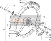 813909, Wheel, Piaggio, 0