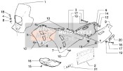8142540095, Tankverkleidung Hinten Links, Piaggio, 0