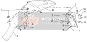 81443600A3, Hinterradkotflügel, Piaggio, 0