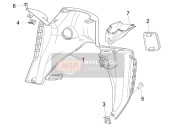 Guante delantero-Caja - Rodilla-Panel de guardia