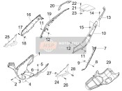 624519000G, Rear Lower Side Closing, Piaggio, 1