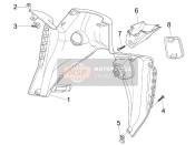 Guante delantero-Caja - Rodilla-Panel de guardia