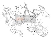 975858500G, Portello Cruscotto Sx, Piaggio, 2