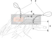 654171, Mirror Mounting Clump, Piaggio, 3