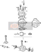 Assemblage de vilebrequin-Cylindre et piston