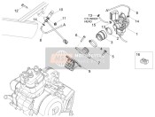 1A010664, Ansaugstutzen, Piaggio, 3