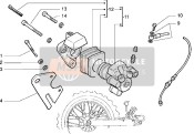 Bremssattel hinten