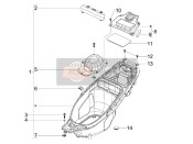 Alloggiamento del casco - Sotto la sella