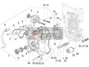 Vliegwielmagneten Afdekking - Oliefilter