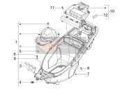 Logement de casque - Sous la selle