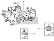 CM1454055, (D) Motore 50 2T E2 Runner Rst H2O, Piaggio, 0