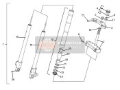 Forchetta / Tubo dello sterzo - Direzione Stop Assembly