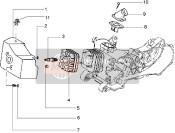 Cylinder Head-Cooling Hood-Inlet And Induction Pipe