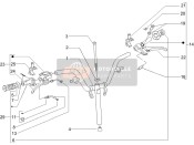 497041, Leva Freno, Piaggio, 2