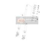 666064, Front Fork Assembly (Wuxi Top), Piaggio, 0