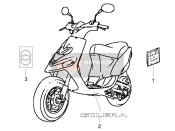 655503, Set Autocollant, Piaggio, 1