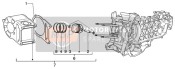 Cylinder-Piston-Wrist Pin, Assembly