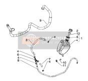 CM001903, Slangklem, Piaggio, 1