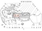 621669, Coolant Insp. Door, Piaggio, 2