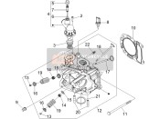 8800506, Tête Cylindre Cpl., Piaggio, 2