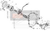 840893, Hex Houder Screw M6X25, Piaggio, 1