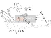 AP8117266, Exhaust Pipe Protection, Piaggio, 2
