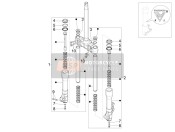 1C000359, Complete Right Fork Leg (Spare Parts -MINGXING), Piaggio, 0