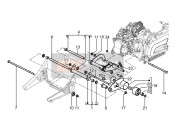 1C001297R5, Complete Swinging Arm On Engine Side, Piaggio, 0