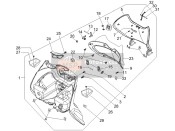 Guante delantero-Caja - Rodilla-Panel de guardia