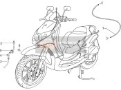 648992, Snelheidsmeter Transmissie, Piaggio, 2