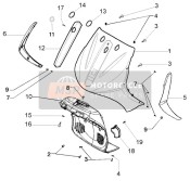 CM0145025, Rechtsaf Stopper, Piaggio, 1