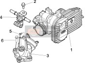 Gasklephuis - Injector - Drieweg pijp