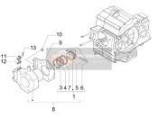 1A001833, Cylinder With Piston, Piaggio, 2