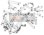 830061, Screw W/ Flange, Piaggio, 1