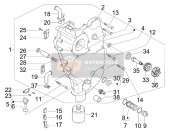 871795, Water Outlet Pipe, Piaggio, 2