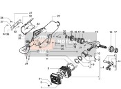 Albero motore-Cilindro-Capo-Silenziatore