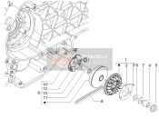 CM144402, Riemenscheibenhaelf, Piaggio, 1