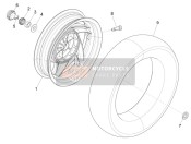 674425, Flat Washer, Piaggio, 3