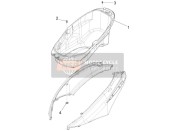 Alloggiamento del casco - Sotto la sella