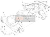 5A000002000MB, Front Handlebar Cover, Piaggio, 0