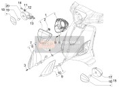 639101, Clignoteur Droite Arr., Piaggio, 1