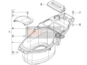 Alloggiamento del casco - Sotto la sella