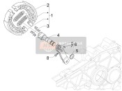 B014502, Brake Lever Shaft, Piaggio, 4