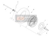 5A0003365, Front Wheel Complete With Bearings, Piaggio, 0