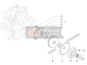 CM1102035, Rollenkernsatz Zip 4T-MC3 DD-R, Piaggio, 3