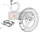 564506, Velg,Voorwiel, Piaggio, 0